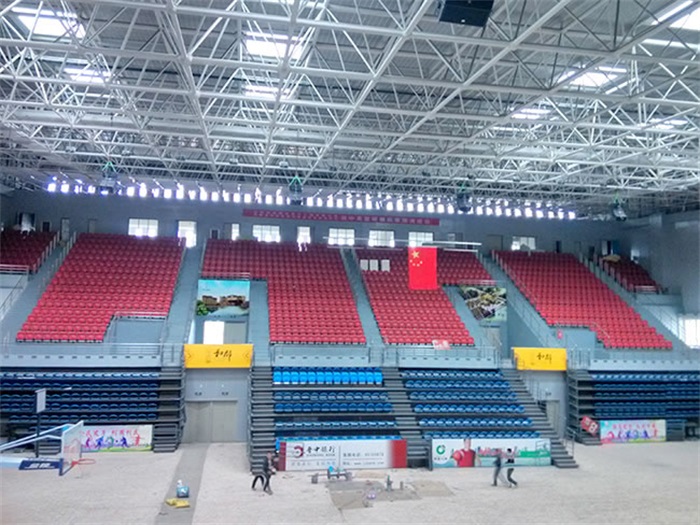 巢湖电厂体育馆网架加工